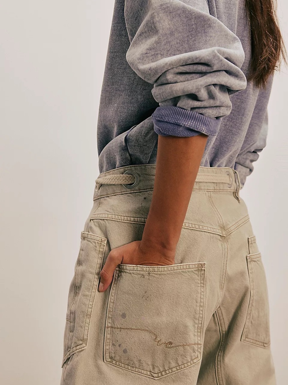We The Free Moxie Low Slung Pull-On Barrel Jean